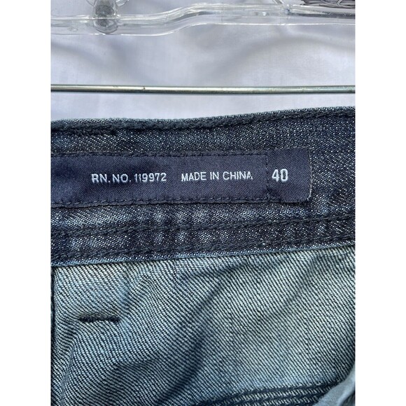 Parish Nation Men’s Patched Embroidered Distressed Jeans Size 40x35 - Picture 9 of 14